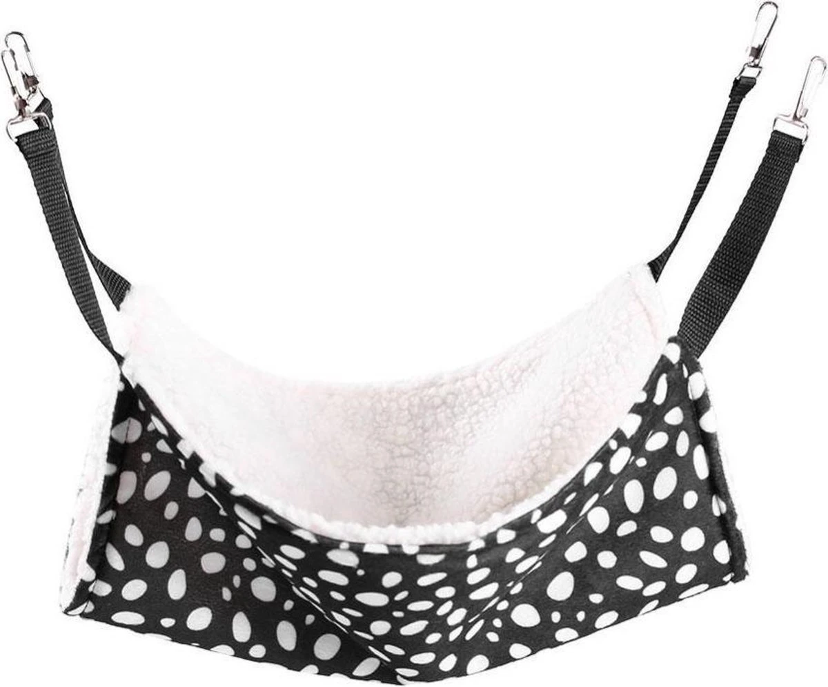 Merkloos Dieren Hangmat - Hangende Mat Deken Speeltje Voor Fret / Konijn / Cavia / Hamster / Rat / Chinchilla - Katten Kooi Hangmat 4 Merkloos Dieren Hangmat - Hangende Mat Deken Speeltje Voor Fret / Konijn / Cavia / Hamster / Rat / Chinchilla - Katten Kooi Hangmat - Afbeelding 2