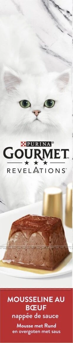 Gourmet Revelations Mousse - Kattenvoer Natvoer - Rund - 24 X 57 G 17 Gourmet Revelations Mousse - Kattenvoer Natvoer - Rund - 24 X 57 G -Kattenbenodigdheden 256x1200