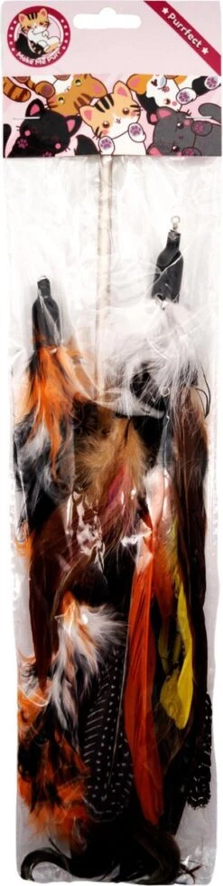 Make Me Purr Kattenhengel Met 5 Hangers (Zwart) - Speelgoed Hengel Voor Katten - Kat Speelhengel Met Veren - Kitten Kattenplager Met Veer - Kattenspeelgoed - Kattenspeeltjes 12 Make Me Purr Kattenhengel Met 5 Hangers (Zwart) - Speelgoed Hengel Voor Katten - Kat Speelhengel Met Veren - Kitten Kattenplager Met Veer - Kattenspeelgoed - Kattenspeeltjes -Kattenbenodigdheden 303x1200