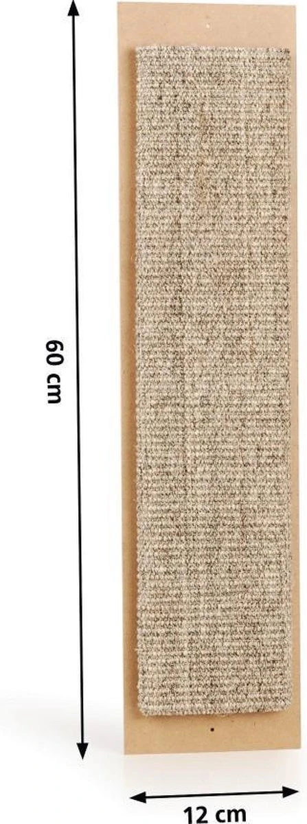 Beeztees Luxe Sisal - Krabplank - Kattenkruid - Jumbo - 70x17x3 Cm 5 Beeztees Luxe Sisal - Krabplank - Kattenkruid - Jumbo - 70x17x3 Cm - Afbeelding 3