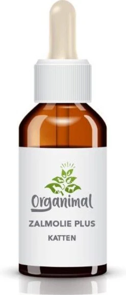 Kattenbenodigdheden 33 Organimal - Zalmolie Plus 50ml - Katten - O.a. Bij Allergieën En Ontstekingen & Vacht En Huid Problemen