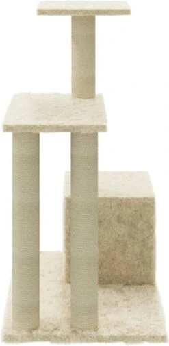 VidaXL Kattenmeubel Met Sisal Krabpalen 71 Cm Crèmekleurig 17 VidaXL Kattenmeubel Met Sisal Krabpalen 71 Cm Crèmekleurig -Kattenbenodigdheden 587x1200 1