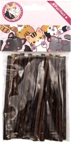 Make Me Purr Matatabi Sticks (20 Stuks) - Silver Vine Kattenkruid Stokjes - Catnip Effect Kauwstokjes - Kattensnack Kattensnoepjes - Kattenspeelgoed Kattenspeeltjes -Kattenbenodigdheden 600x1200