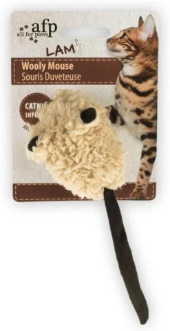All For Paws Catnip Wooly Mouse -Kattenbenodigdheden 618x1200 1