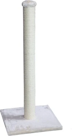 Adori Krabpaal Sam 40x40x90 Cm - Krabpaal - Creme&Wit