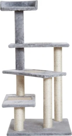 PawHut Klimboom 5 Lagen Kattenboom Speelboom Kattenkrabboom Trap Sisal Beige D30-183 16 PawHut Klimboom 5 Lagen Kattenboom Speelboom Kattenkrabboom Trap Sisal Beige D30-183 -Kattenbenodigdheden 642x1200