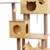Katten Krabpaal - Houten Krabpaal - 150cm Hoog - Hout - Sisal 1 Katten Krabpaal - Houten Krabpaal - 150cm Hoog - Hout - Sisal -Kattenbenodigdheden 652x1200 1