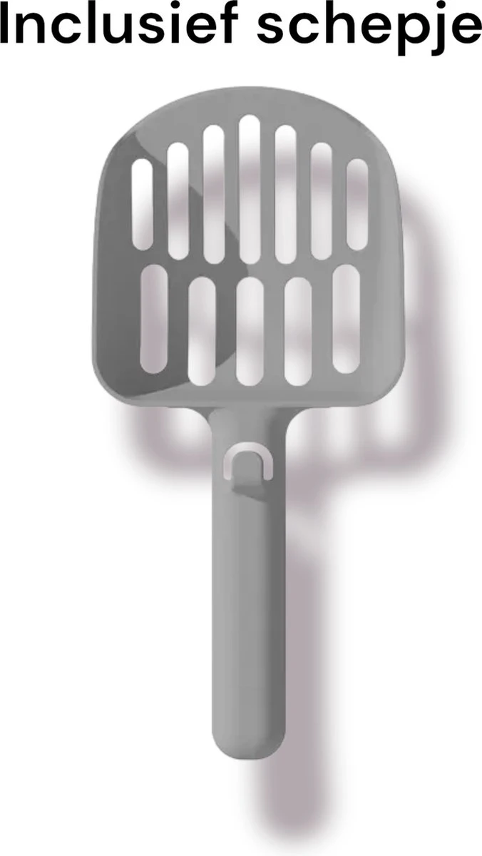 Merkloos Kattenbak - Zwart - Open - Incl. Schep - Modern - Hip - Trendy - Design Kattenbak 5 Merkloos Kattenbak - Zwart - Open - Incl. Schep - Modern - Hip - Trendy - Design Kattenbak - Afbeelding 3