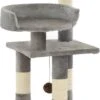 VidaXL Kattenkrabpaal Met Sisal Krabpalen 65 Cm Grijs -Kattenbenodigdheden 703x1200 1