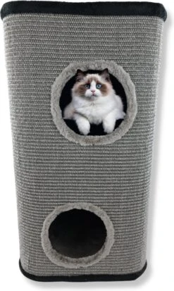 Topmast Krabton Cattower - Grijs - Maat L - 76 Cm - Krabpaal - Krabton Voor Katten 21 Topmast Krabton Cattower - Grijs - Maat L - 76 Cm - Krabpaal - Krabton Voor Katten -Kattenbenodigdheden 717x1200 2
