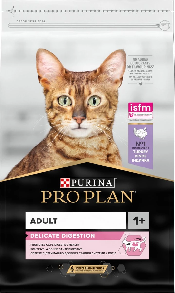 Pro Plan Adult Delicate Digestion - Kattenvoer - Kalkoen - 10 Kg 8 Pro Plan Adult Delicate Digestion - Kattenvoer - Kalkoen - 10 Kg - Afbeelding 6