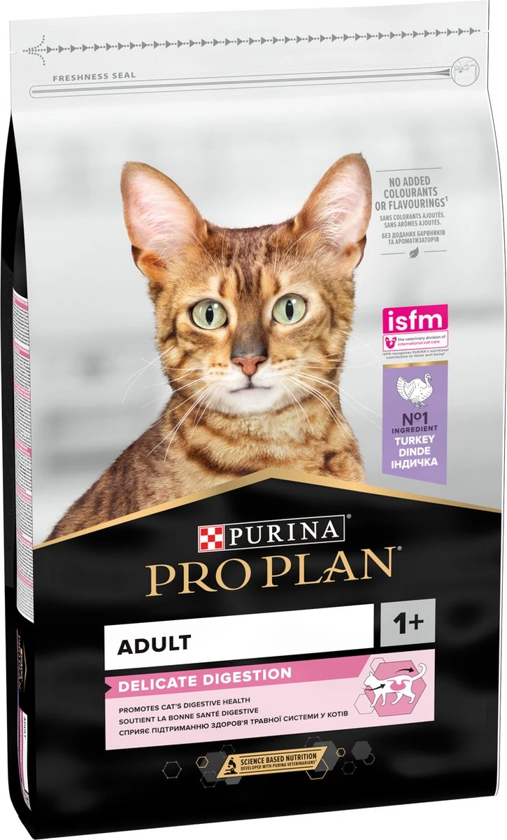 Pro Plan Adult Delicate Digestion - Kattenvoer - Kalkoen - 10 Kg 11 Pro Plan Adult Delicate Digestion - Kattenvoer - Kalkoen - 10 Kg - Afbeelding 9
