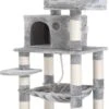 MIRA Home Krabpaal - Kattentoren - Huisdieren - Stabiel - Hout - Grijs/Wit - 55x45x143 1 MIRA Home Krabpaal - Kattentoren - Huisdieren - Stabiel - Hout - Grijs/Wit - 55x45x143 -Kattenbenodigdheden 729x1200 5