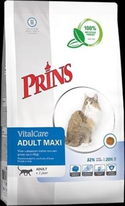 Prins VitalCare Adult Maxi - Kattenvoer - 10 Kg - Kat 30 Prins VitalCare Adult Maxi - Kattenvoer - 10 Kg - Kat -Kattenbenodigdheden 730x1200 2