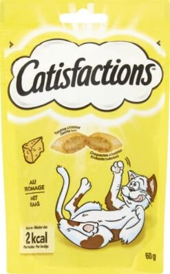 Catisfactions Kattensnoepjes - Kaas - Kattensnack - 60 G - 1 Zakje -Kattenbenodigdheden 746x1200 3