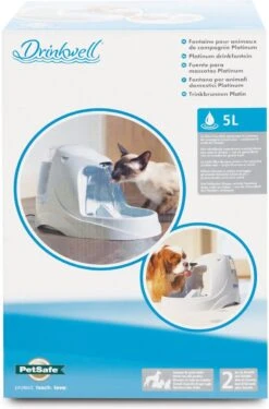 Petsafe Drinkwell Platinum - Drinkfontein - 5 L -Kattenbenodigdheden 790x1200 3