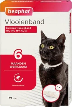 Kattenbenodigdheden 43 Beaphar Vlooienband - Wit - 1 Stuk