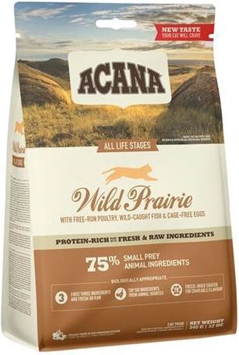 Acana - Cat Wild Prairie - Katenvoer - 4,5 Kg 6 Acana - Cat Wild Prairie - Katenvoer - 4,5 Kg - Afbeelding 4