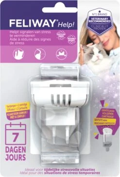 Feliway Help! - Verdamper + Cartridge - 7 Dagen - Kat - Tijdelijke Spannende Situaties Voor Je Kat 19 Feliway Help! - Verdamper + Cartridge - 7 Dagen - Kat - Tijdelijke Spannende Situaties Voor Je Kat -Kattenbenodigdheden 813x1200