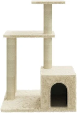 VidaXL Kattenmeubel Met Sisal Krabpalen 71 Cm Crèmekleurig 20 VidaXL Kattenmeubel Met Sisal Krabpalen 71 Cm Crèmekleurig -Kattenbenodigdheden 819x1200 3