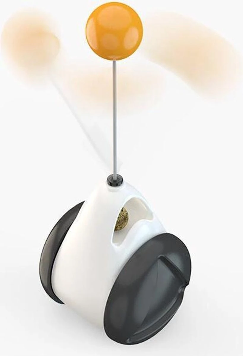 Balance Cat Toy - Katten Speelgoed - Intelligent - Draaiend Balletje Op Wielen - Balletje - Interactief Katten Speeltje - Kitten Bal 6 Balance Cat Toy - Katten Speelgoed - Intelligent - Draaiend Balletje Op Wielen - Balletje - Interactief Katten Speeltje - Kitten Bal - Afbeelding 4