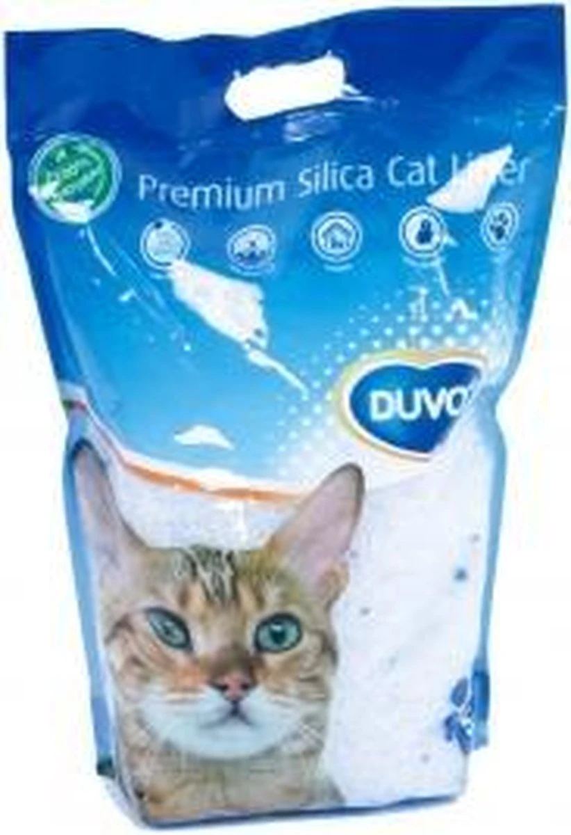 DUVO+ Silica Kattenvulling 6 X 5 Liter 4 DUVO+ Silica Kattenvulling 6 X 5 Liter - Afbeelding 2