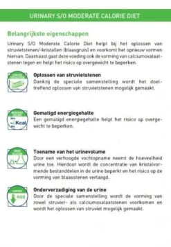 Royal Canin Urinary S/O Moderate Calorie - Kattenvoer - 9 Kg -Kattenbenodigdheden 833x1200