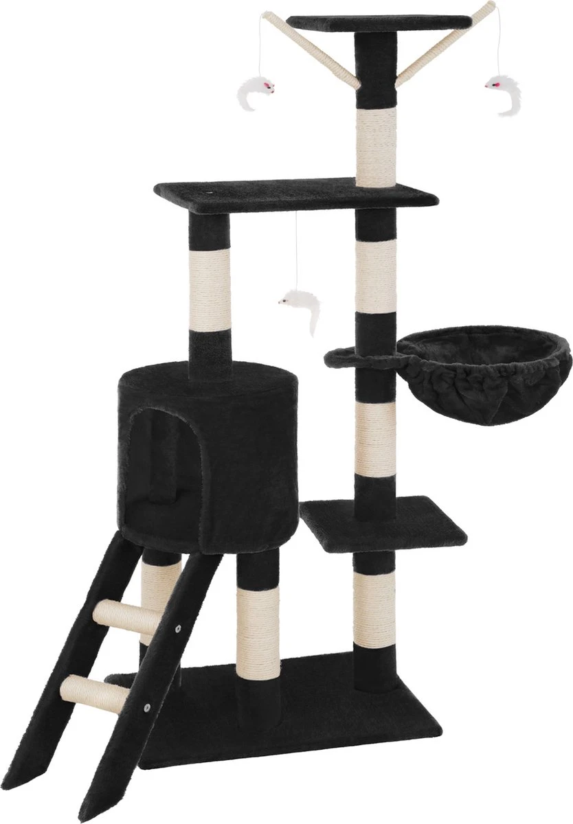 TecTake Dominik Krabpaal - Zwart - 144 Cm 3 TecTake Dominik Krabpaal - Zwart - 144 Cm