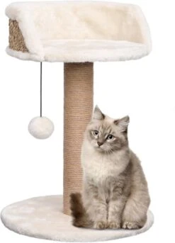 VidaXL Kattenboom Met Mandje 49 Cm Zeegras