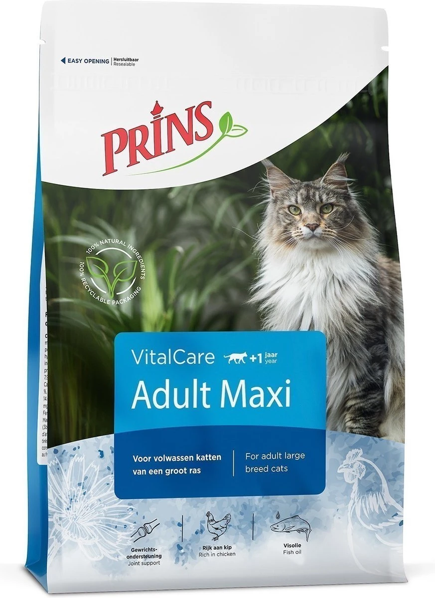 Prins VitalCare Adult Maxi - Kattenvoer - 10 Kg - Kat 16 Prins VitalCare Adult Maxi - Kattenvoer - 10 Kg - Kat - Afbeelding 14