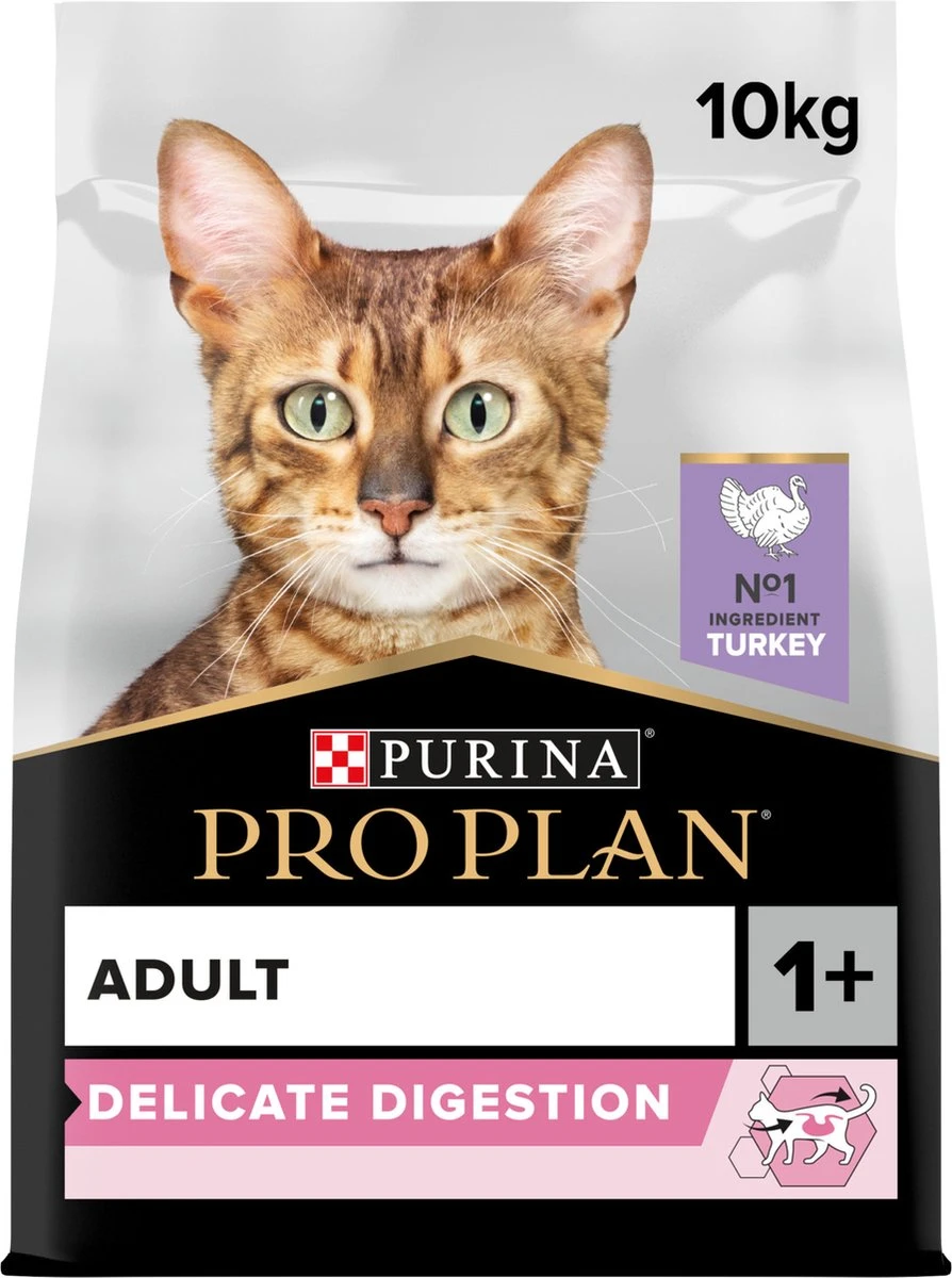Pro Plan Adult Delicate Digestion - Kattenvoer - Kalkoen - 10 Kg 10 Pro Plan Adult Delicate Digestion - Kattenvoer - Kalkoen - 10 Kg - Afbeelding 8