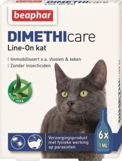 Beaphar DIMETHIcare Line On Kat - Vlooienbestrijding - 6 Pipetten 17 Beaphar DIMETHIcare Line On Kat - Vlooienbestrijding - 6 Pipetten -Kattenbenodigdheden 912x1200
