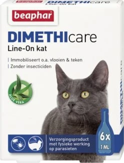 Beaphar DIMETHIcare Line On Kat - Vlooienbestrijding - 6 Pipetten 13 Beaphar DIMETHIcare Line On Kat - Vlooienbestrijding - 6 Pipetten -Kattenbenodigdheden 913x1200