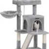 Luxe Krabpaal - Kattenboom Met Krabbord - Lichtgrijs 1 Luxe Krabpaal - Kattenboom Met Krabbord - Lichtgrijs -Kattenbenodigdheden 915x1200 3