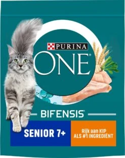 Purina ONE Senior - Kattenvoer Kip & Volkoren Granen - 3 Kg -Kattenbenodigdheden 952x1200 1