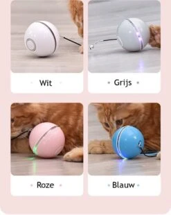 Otiume Elektrische Speelbal - Slimme Interactieve Zelfrollende Bal - Speelgoed Voor Katten - Kattenspeelgoed - Blauw 16 Otiume Elektrische Speelbal - Slimme Interactieve Zelfrollende Bal - Speelgoed Voor Katten - Kattenspeelgoed - Blauw -Kattenbenodigdheden 956x1200 1