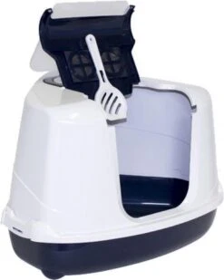 Moderna Flip Hoekkattenbak - Donkerblauw/Wit - 56 X 45 X 39 Cm 14 Moderna Flip Hoekkattenbak - Donkerblauw/Wit - 56 X 45 X 39 Cm -Kattenbenodigdheden 958x1200 2