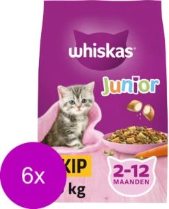 Whiskas Junior - Kattenbrokken - Kip - Zak 6 X 1,9 Kg 16 Whiskas Junior - Kattenbrokken - Kip - Zak 6 X 1,9 Kg -Kattenbenodigdheden 975x1200 2