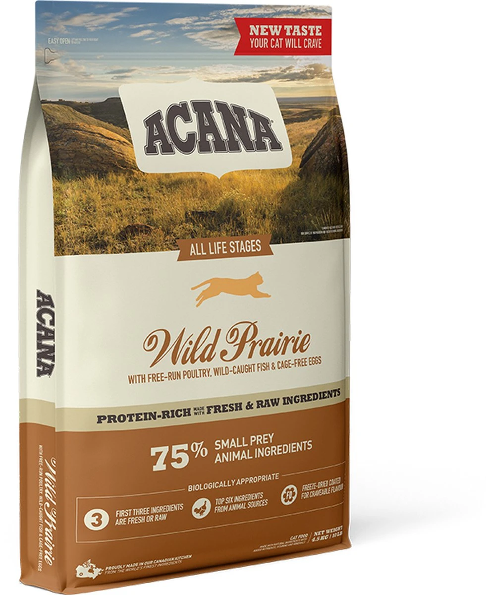 Acana - Cat Wild Prairie - Katenvoer - 4,5 Kg 11 Acana - Cat Wild Prairie - Katenvoer - 4,5 Kg - Afbeelding 9