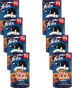Felix PlayTubes - Kattensnacks - Kip & Lever - 8 X 50g 15 Felix PlayTubes - Kattensnacks - Kip & Lever - 8 X 50g -Kattenbenodigdheden 982x1200 1